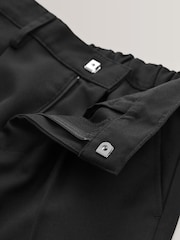 Black Regular Waist School Pleat Front Trousers (3-17yrs) - Image 7 of 7
