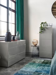 Grey Sloane Glass 6 Drawer Collection Luxe Chest of Drawers - Image 1 of 7