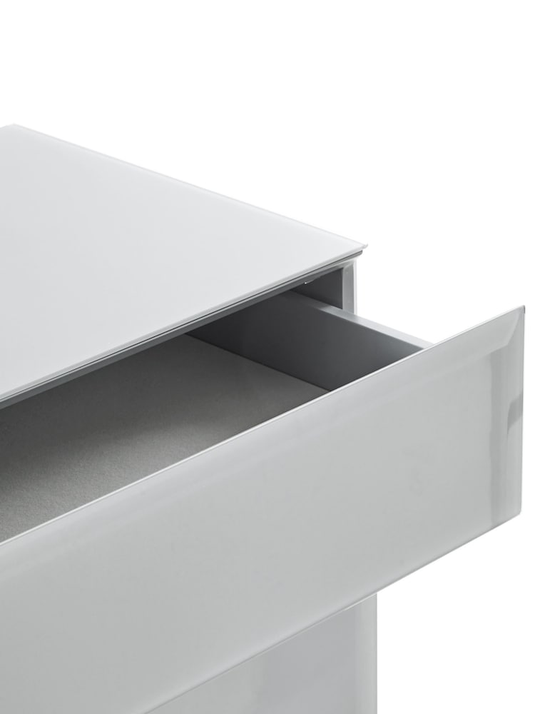 Grey Sloane Glass 6 Drawer Collection Luxe Chest of Drawers - Image 7 of 7