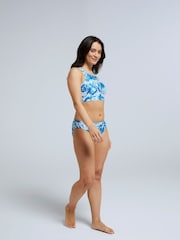 Animal Damen Crest Bedruckte Bikinihose, Blau - Bild 4 von 6