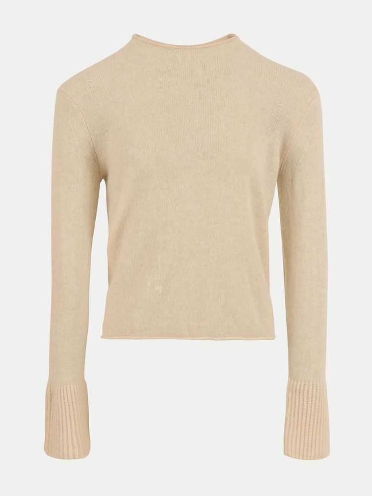 Jigsaw Cream Cloud Cashmere Eldon Jumper - Image 5 of 5