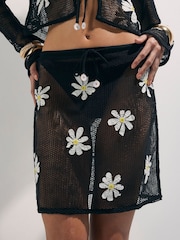 River Island Daisy -virkattu hame - Kuva 3 / 4
