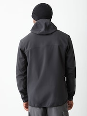 Jack Wolfskin Black Wild Winds Hooded Full Zip Fleece Jacket - Image 3 of 4