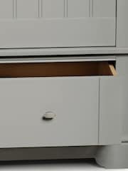 Grey Hampton Painted Oak Double, 1 Drawer Wardrobe - Image 6 of 9