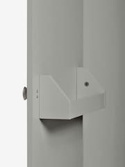 Grey Hampton Painted Oak Double, 1 Drawer Wardrobe - Image 7 of 9
