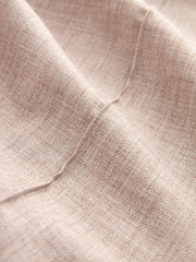 Beige Textured Elasticated Wide Leg Trousers - Image 3 of 6
