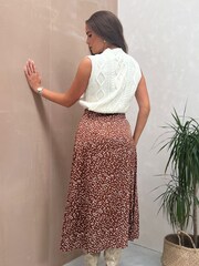 Girl In Mind Cream Mona Cable Knit Tank Top - Image 2 of 4