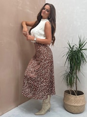 Girl In Mind Cream Mona Cable Knit Tank Top - Image 3 of 4