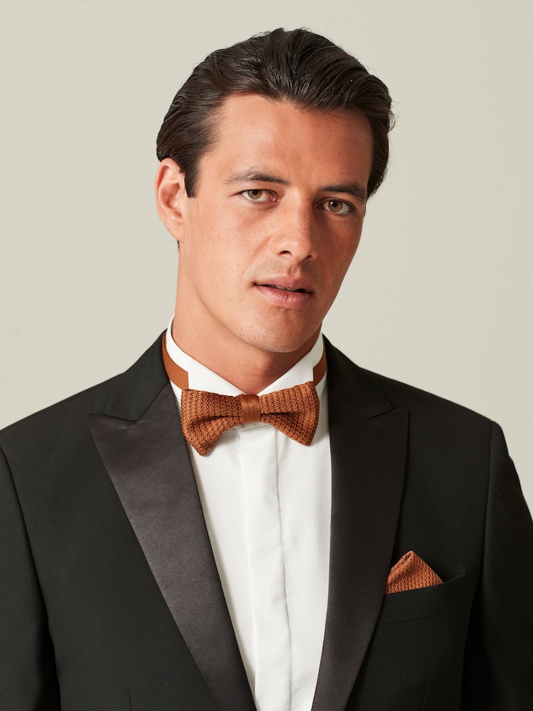 Mens Next Black Tailored Fit Tuxedo Suit Jacket 44 R
