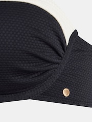 Mint Velvet Black/White Tie Detail Bikini Briefs - Image 12 of 13