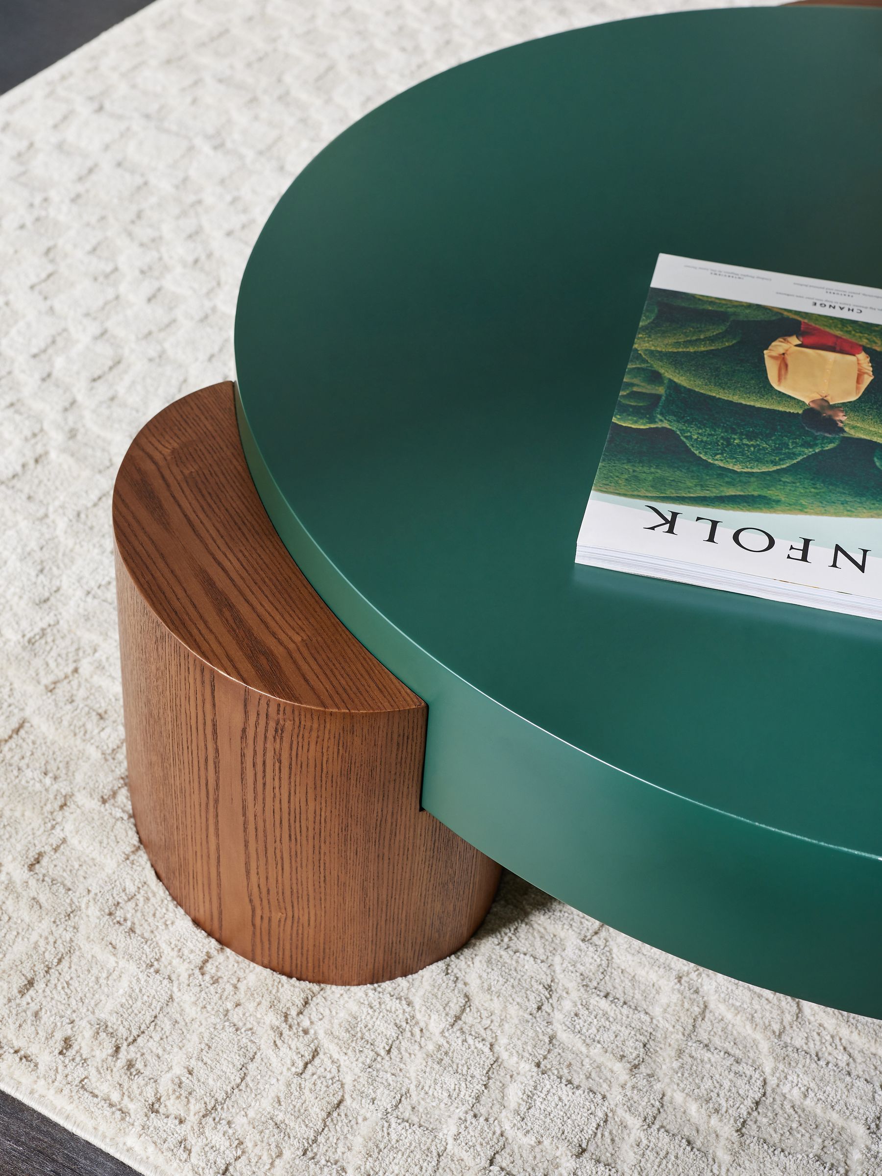 Buy MADE.COM Green Fergal Round Coffee Table from the Next UK