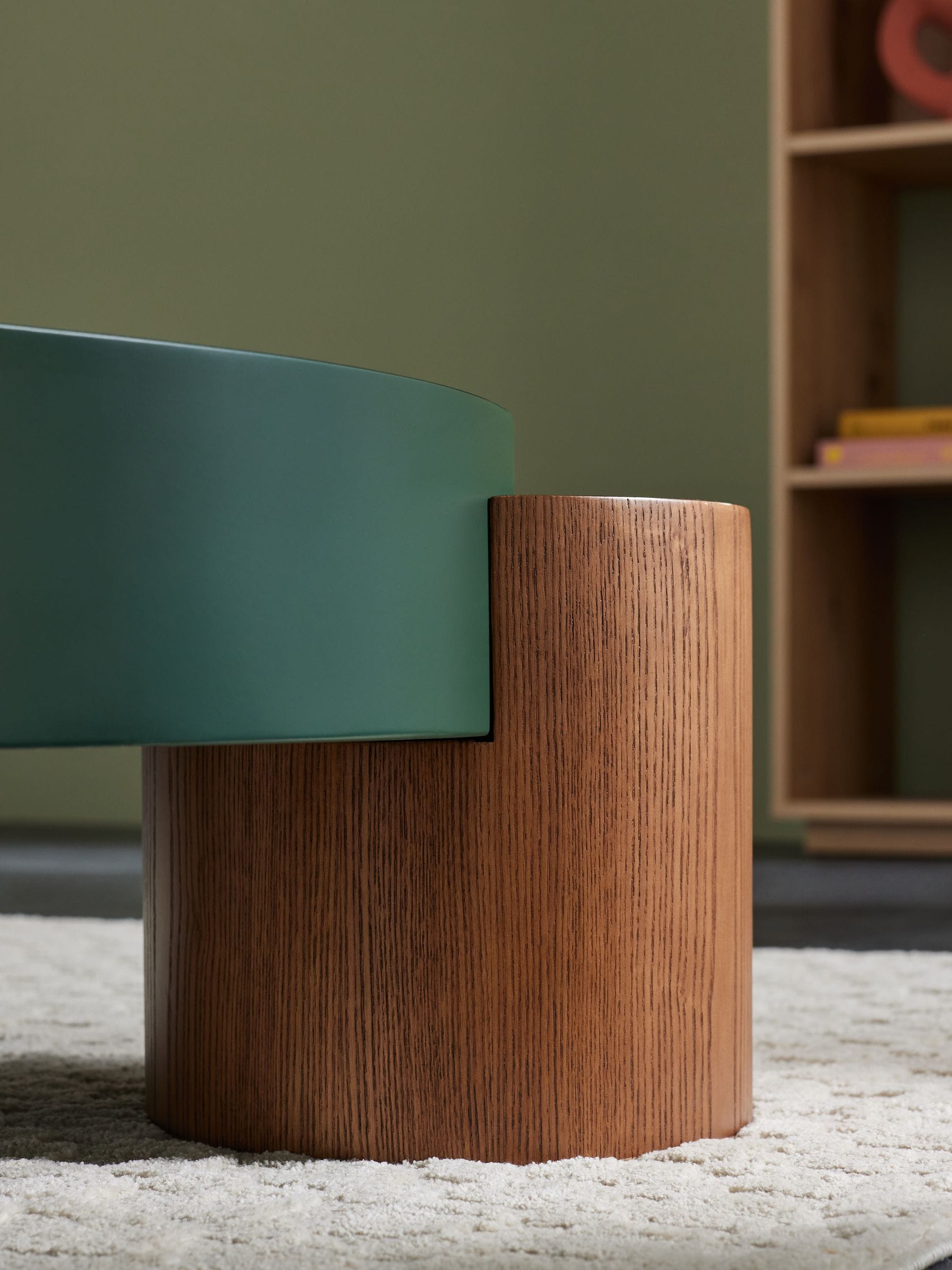 Buy MADE.COM Green Fergal Round Coffee Table from the Next UK