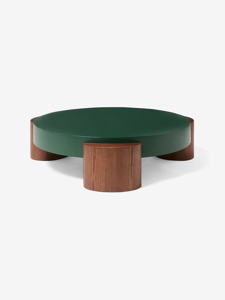 MADE.COM Green Fergal Round Coffee Table - Image 4 of 4