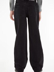 Calvin Klein Kids Wide Leg Black Jeans - Image 2 of 6