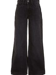 Calvin Klein Kids Wide Leg Black Jeans - Image 4 of 6