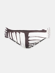 Mint Velvet Chocolate Brown Rouched Side Bikini Bottoms - Image 4 of 5