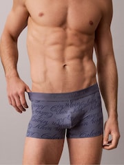 Calvin Klein Blue Low Rise Trunks - CK Black - Image 6 of 7