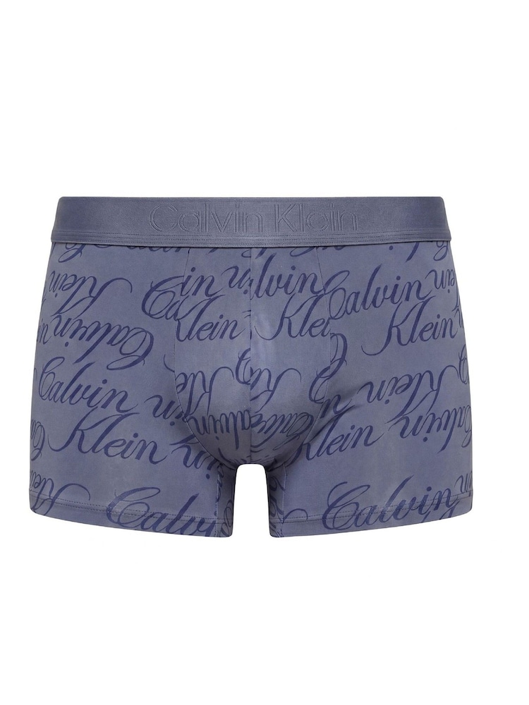 Calvin Klein Blue Low Rise Trunks - CK Black - Image 7 of 7 Calvin Klein Blue Low Rise Trunks - CK Black - Image 7 of 7