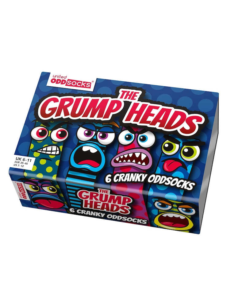 United Odd Socks Multi Grump Heads Grump Heads Socks - Image 4 of 4