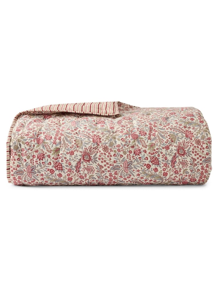 Christy Mulberry Newstead Cotton Sateen Reversible Bedspread - Image 4 of 4 Christy Mulberry Newstead Cotton Sateen Reversible Bedspread - Image 4 of 4