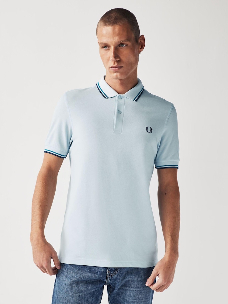 Fred Perry Mens Twin Tipped Polo Shirt - Image 1 of 7