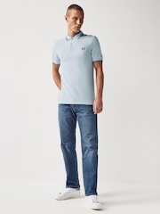 Fred Perry Mens Twin Tipped Polo Shirt - Image 3 of 7