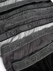 Grey 10 pack Cotton Rich Briefs - Image 2 of 2