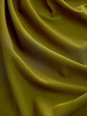 Olive Green Sleeveless Asymmetric Ruched Mini Dress - Image 5 of 6