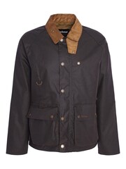 Barbour® Olive Green Utility Spey Waxed Jacket - Image 11 of 11