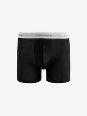 Calvin Klein Black Boxer Briefs 5 Pack - Icon Cotton Stretch - Image 2 of 6
