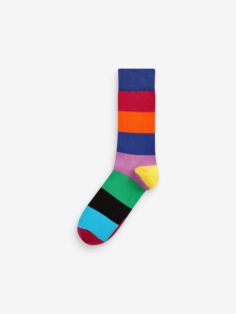 United Odd Socks Multi Stripe Sock Exchange Weekend Socks - Image 4 of 10