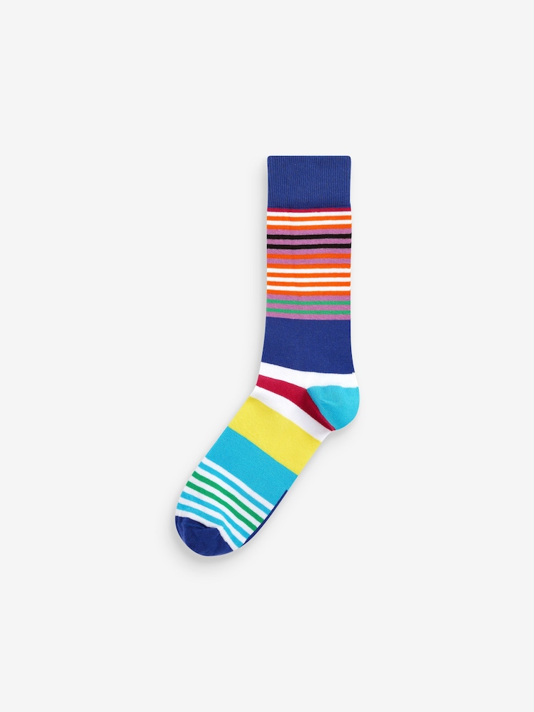 United Odd Socks Multi Stripe Sock Exchange Weekend Socks - Image 8 of 10