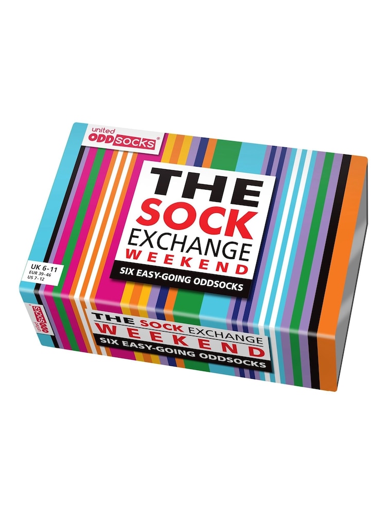 United Odd Socks Multi Stripe Sock Exchange Weekend Socks - Image 9 of 10