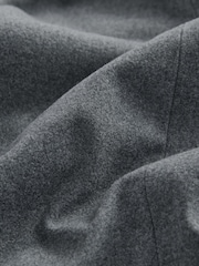 Dark Grey Brushed Double Breasted Blazer - Image 7 of 7