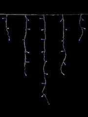 Premier Decorations Ltd White Brite 720 LED Snowing Icicles Christmas Lights with Timer 17.8M - Image 3 of 4