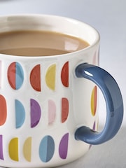 Multi Bright Patterned Mug - Image 2 of 3