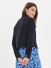 Threadbare Black Classic Denim Jacket - Image 3 of 4