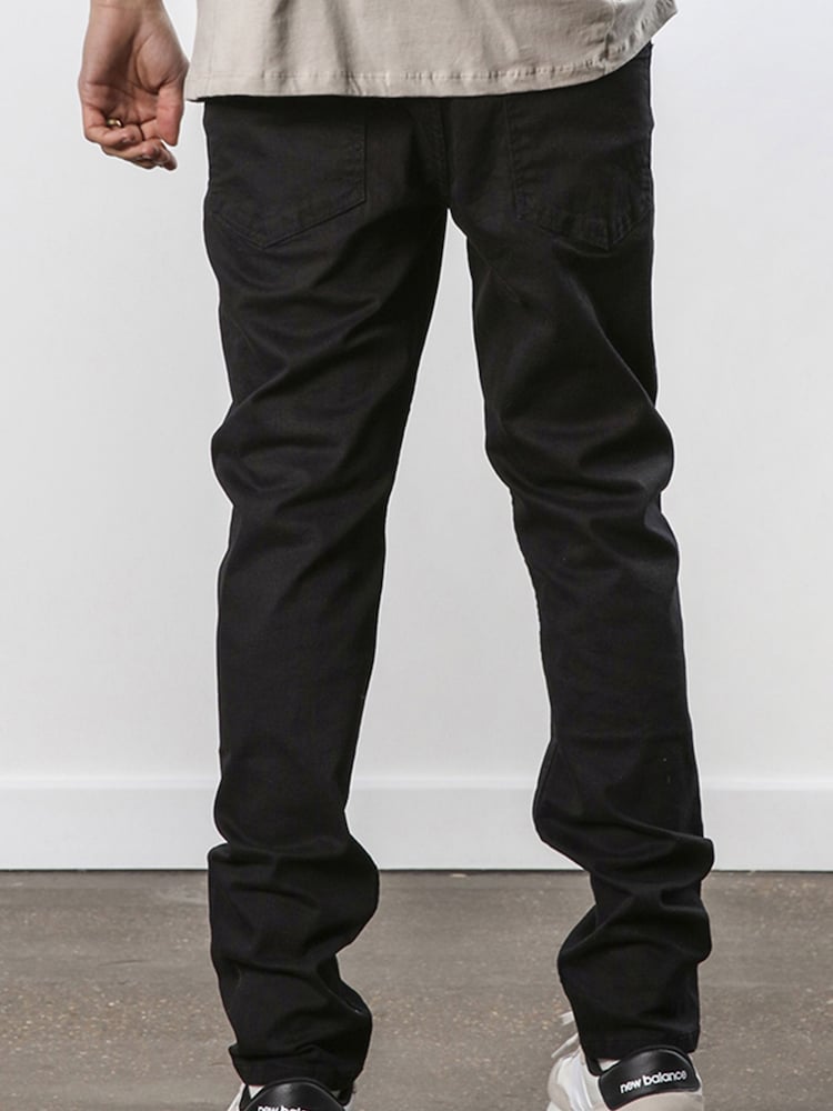 Religion Black Tapered Towards The Ankle Slim Fit Jeans - Image 2 of 4 Religion Black Tapered Towards The Ankle Slim Fit Jeans - Image 2 of 4