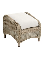 Cotswold Company Cream Luxury Woven Recliner Garden Lounge Set - Image 5 of 6