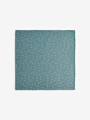 Blue/Green Baby Muslin Cloths 4 Packs - Image 6 of 7