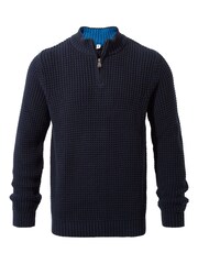 Tog 24 Navy Blue Orion Zip Neck Jumper - Image 2 of 2