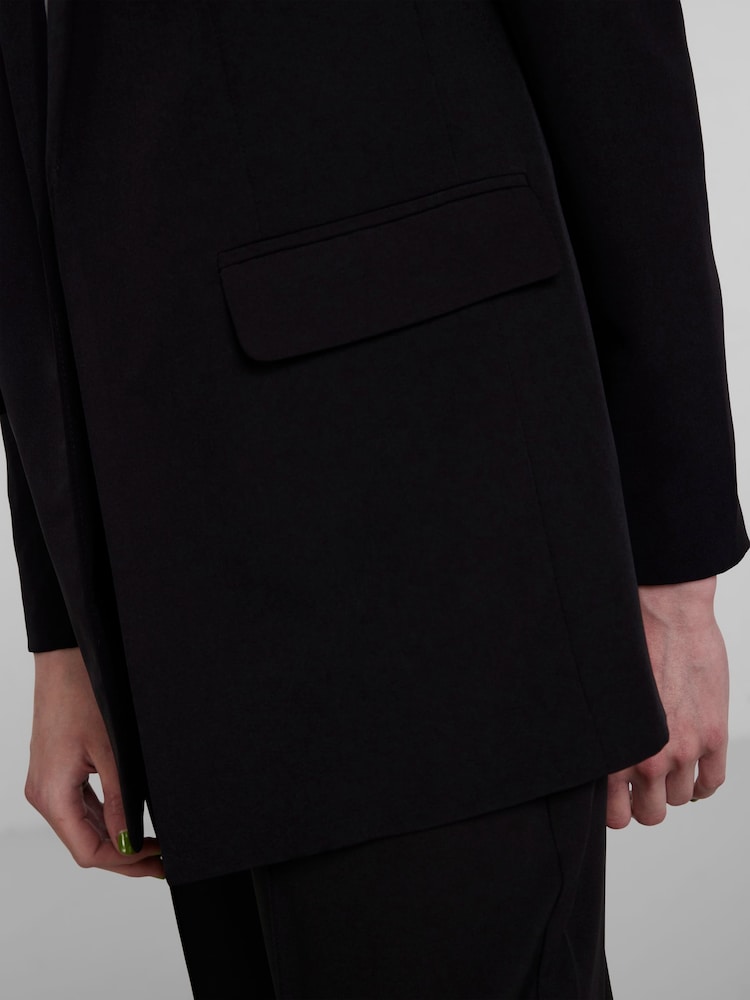 PIECES Black Relaxed Fit Blazer - Image 4 of 6