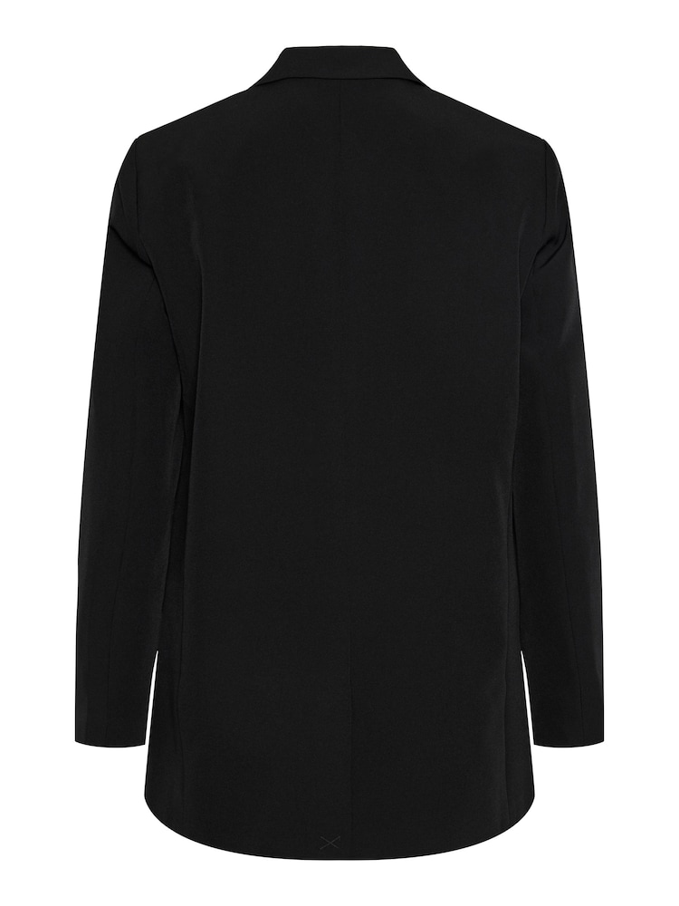 PIECES Black Relaxed Fit Blazer - Image 6 of 6