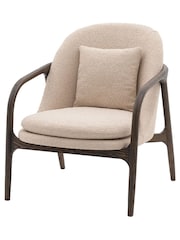 Gallery Home Taupe Amera Armchair - Image 8 of 8