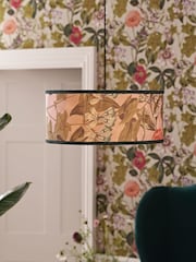 Clarke and Clarke Multicolour Passiflora Drum Lamp Shade - Image 1 of 2
