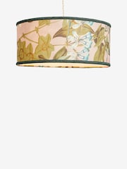 Clarke and Clarke Multicolour Passiflora Drum Lamp Shade - Image 2 of 2