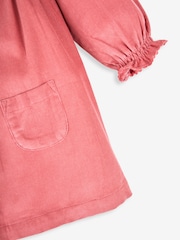 JoJo Maman Bébé Rose Pink Classic Cord Shirt Dress - Image 3 of 3