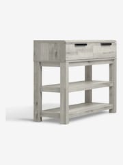 Grey Bronx Oak Effect Console - Image 2 of 6
