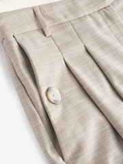 Neutral Cross Hatch Barrel Trousers - Image 6 of 6