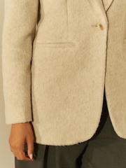 Neutral Warm Handle Blazer with Wool - Image 3 of 7